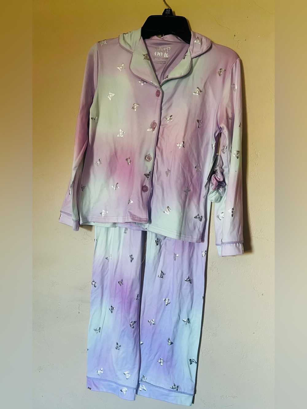 Sleep On It Girls Long Sleeve 3-pc. Pajama Set